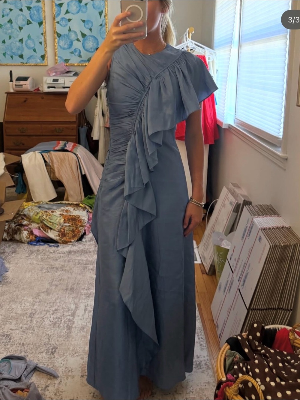 Ulla Johnson satin maxi dress!